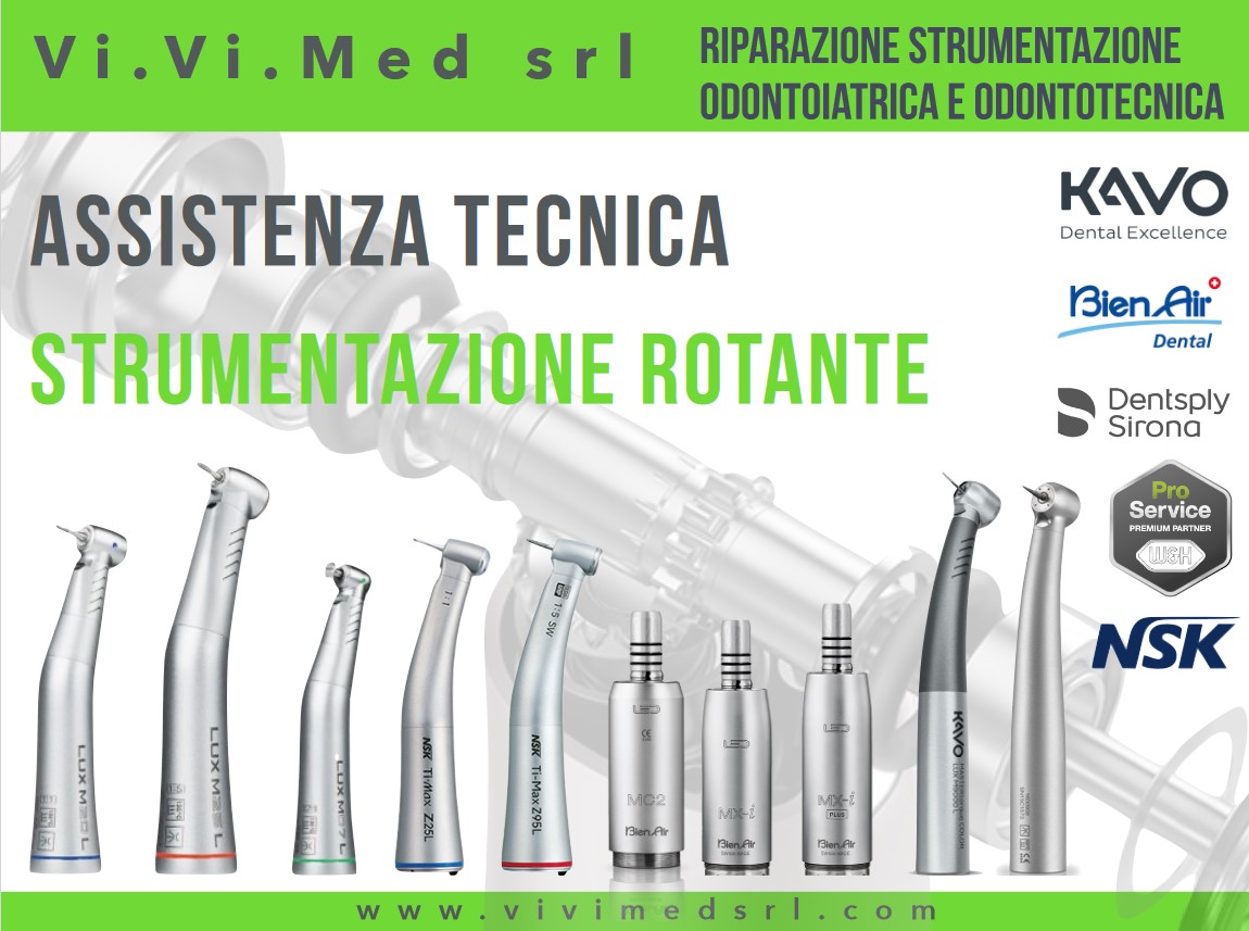 RIPARAZIONE MANIPOLI ODONTOIATRICI 